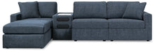 Modmax Ink 4 Piece Sectional with Ottoman, Console - Gate FurnitureSectional