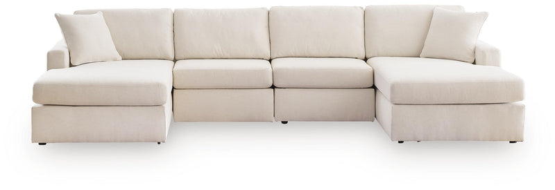 Modmax Oyster 4-Piece Double Storage Chaise Sectional - 92103S80