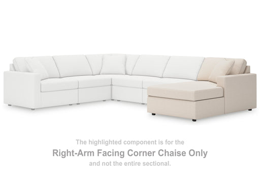 Modmax Oyster Right-Arm Facing Corner Chaise - 9210317