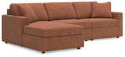 Modmax Spice 3-Piece Sectional Sofa Storage Chaise - 92102S78