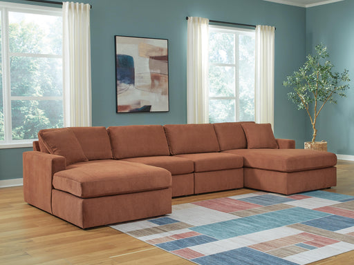 Modmax Spice 4-Piece Double Storage Chaise Sectional - 92102S80