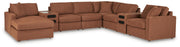 Modmax Spice 8-Piece Sectional with Storage Chaise and Audio Consoles - 92102S97