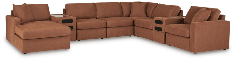Modmax Spice 8-Piece Sectional with Storage Chaise and Audio Consoles - 92102S97