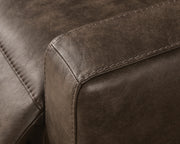 ModZ Chocolate 7-Piece Power Reclining Sectional with Audio Consoles - U14000S7