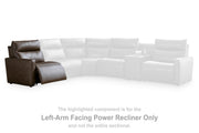 ModZ Chocolate Left-Arm Facing Power Recliner - U1400058