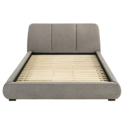 Mokena 46-inch Upholstered California King Platform Bed Taupe - 310090KW