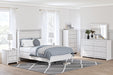 Mollviney White Youth Panel Bedroom Set - Gate FurnitureYouth Bedroom Set