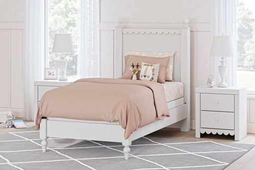 Mollviney White Youth Panel Bedroom Set - Gate FurnitureYouth Bedroom Set