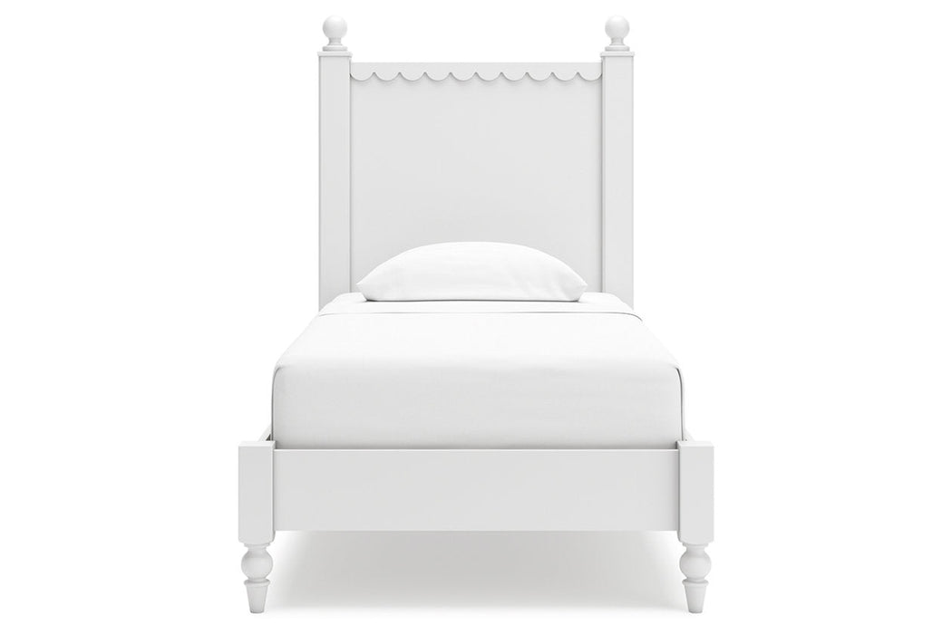 Mollviney White Youth Panel Bedroom Set - Gate FurnitureYouth Bedroom Set