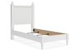 Mollviney White Youth Panel Bedroom Set - Gate FurnitureYouth Bedroom Set