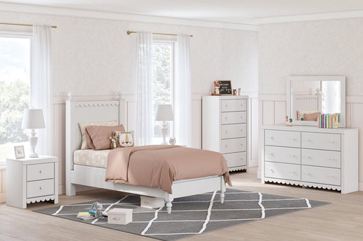 Mollviney White Youth Panel Bedroom Set - Gate FurnitureYouth Bedroom Set