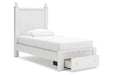 Mollviney White Youth Panel Storage Bedroom Set - Gate FurnitureYouth Bedroom Set