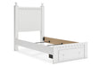 Mollviney White Youth Panel Storage Bedroom Set - Gate FurnitureYouth Bedroom Set
