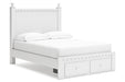 Mollviney White Youth Panel Storage Bedroom Set - Gate FurnitureYouth Bedroom Set