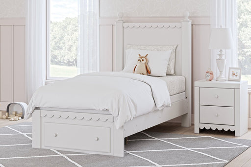 Mollviney White Youth Panel Storage Bedroom Set - Gate FurnitureYouth Bedroom Set