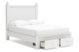 Mollviney White Youth Panel Storage Bedroom Set - Gate FurnitureYouth Bedroom Set