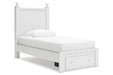 Mollviney White Youth Panel Storage Bedroom Set - Gate FurnitureYouth Bedroom Set