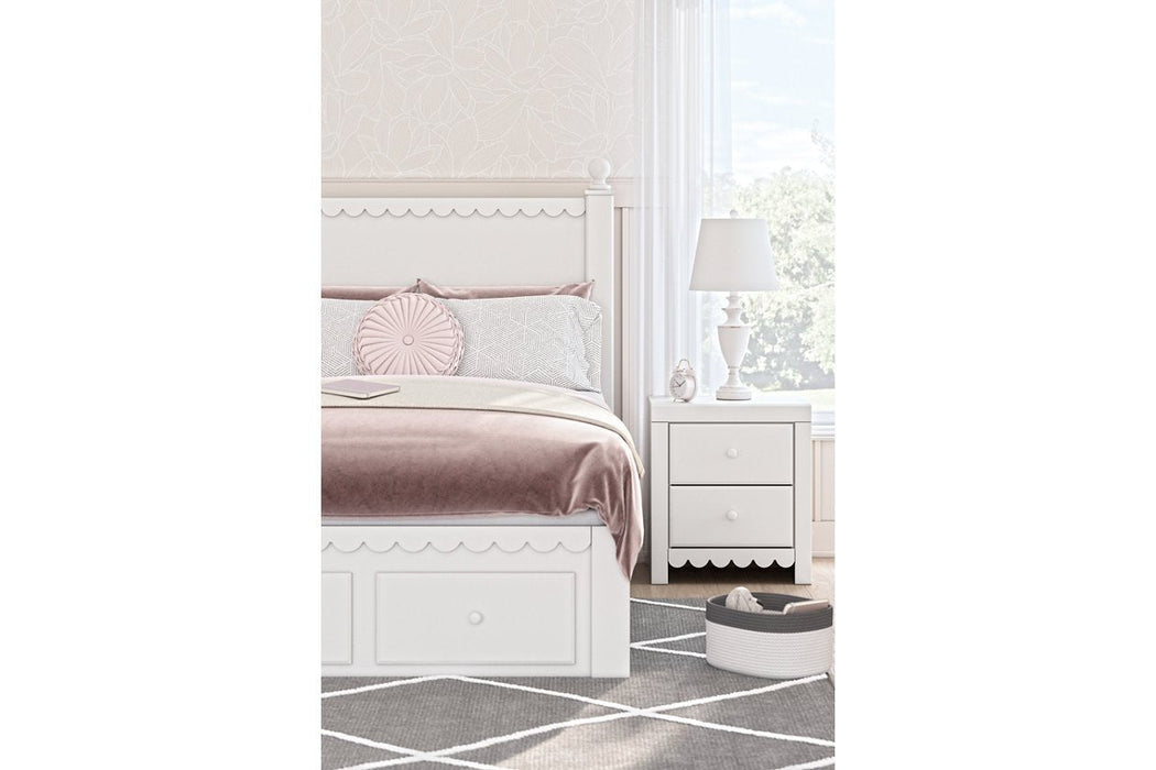 Mollviney White Youth Panel Storage Bedroom Set - Gate FurnitureYouth Bedroom Set