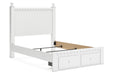 Mollviney White Youth Panel Storage Bedroom Set - Gate FurnitureYouth Bedroom Set
