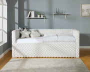 Molly Whote Dove Twin Daybed with Trundle - Lara FurnitureDaybed