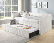 Molly Whote Dove Twin Daybed with Trundle - Lara FurnitureDaybed
