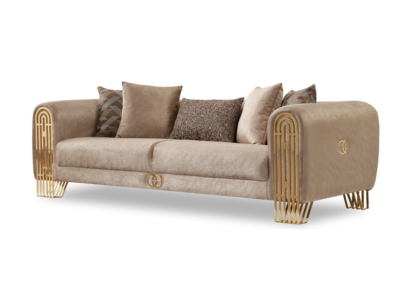 Monaco 94" Wide Rolled Arm Sofa - Sofas