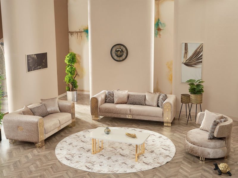 Monaco 94" Wide Rolled Arm Sofa - Sofas