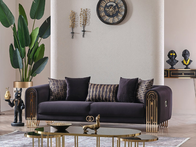 Monaco 94" Wide Rolled Arm Sofa - Sofas