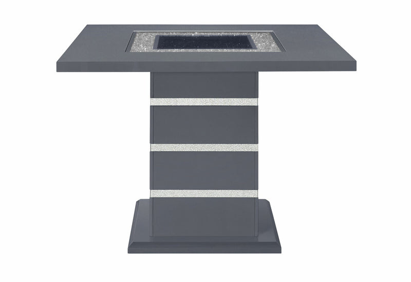 Monaco Dark Grey Bar Table - MONACO-BT-DARK GREY