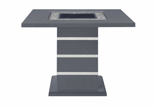 Monaco Dark Grey Bar Table - MONACO-BT-DARK GREY