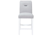 Monaco White Bar Table + 6 Monaco Bs-N - MONACO-WHITE-BT+MONACO-BS-N 7PC