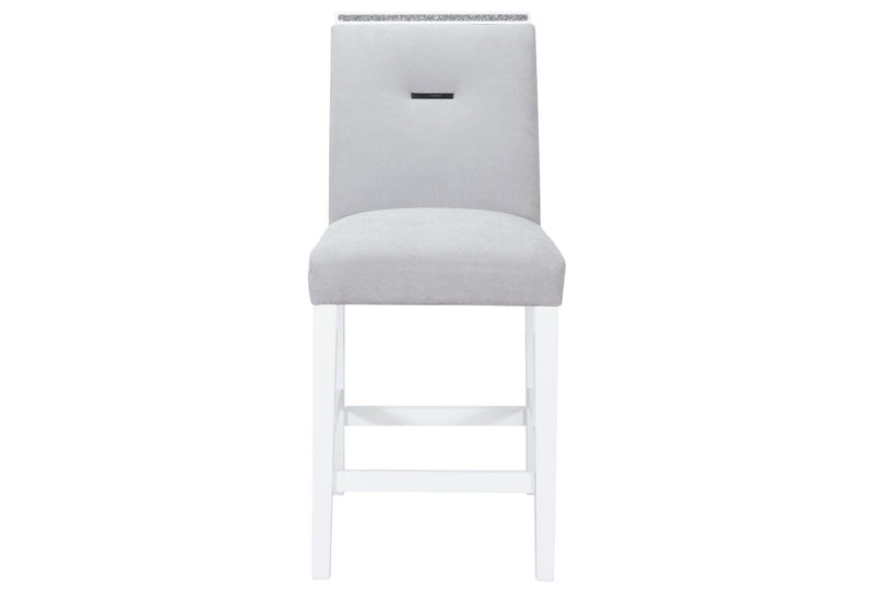 Monaco White Bar Table + 8 Monaco Bs-N - MONACO-WHITE-BT+MONACO-BS-N 9PC