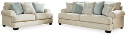 Monaghan Sandstone Sofa and Loveseat - Gate FurnitureLiving Room Set