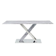 Monroe Grey Dining Room Set - Lara FurnitureDining Room Set