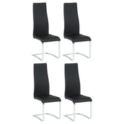 Montclair Upholstered Dining Side Chair Black (Set of 4) - 100515BLK