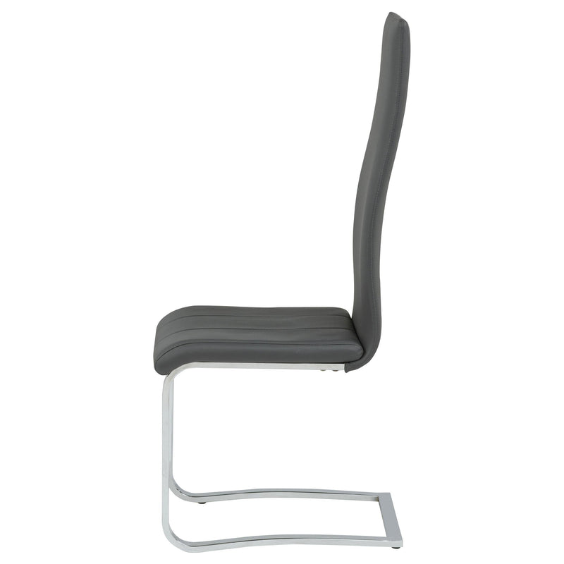 Montclair Upholstered Dining Side Chair Grey (Set of 4) - 100515GRY