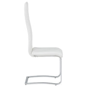 Montclair Upholstered Dining Side Chair White (Set of 4) - 100515WHT