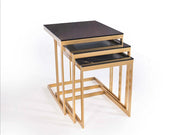 Montego Nesting Table (Crl Mrb /Gold)..1 Piece - 22MTG3304FW1P