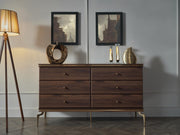 Montego Nightstand (Montego Walnut)..2 Pieces - Lara FurnitureLoveseat