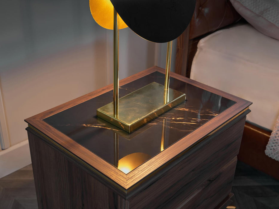 Montego Nightstand (Montego Walnut)..2 Pieces - Gate FurnitureLoveseat