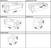 Montego Sleeper (Dark Brick & Vizon) Living Room Set - Lara FurnitureLiving Room Set