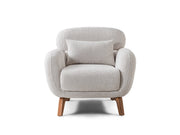 Montel Chair in Cream - 200-ST-MONT-SOFT03-B