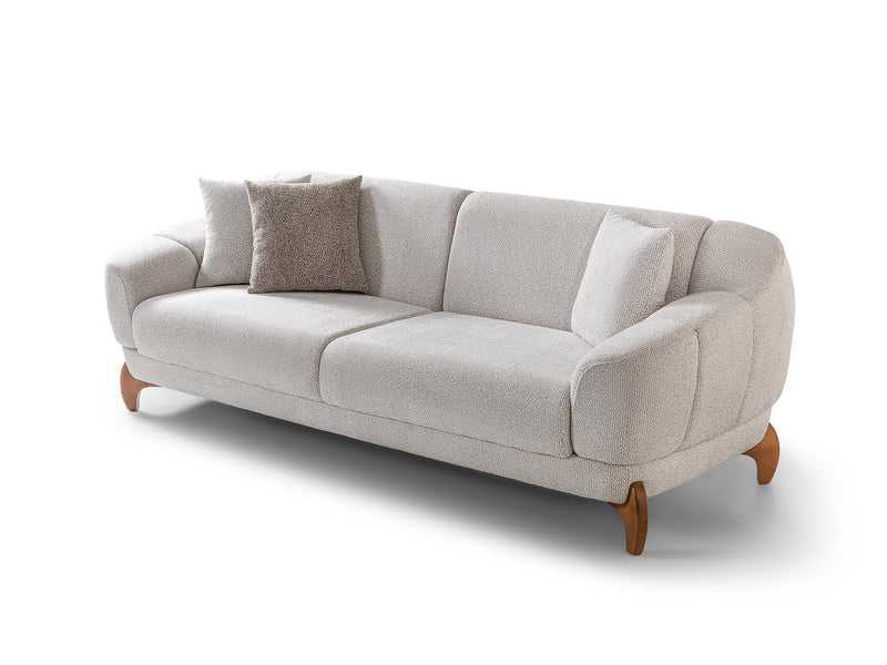 Montel Convertible Loveseat in Cream - 200-ST-MONT-SOFT03-2
