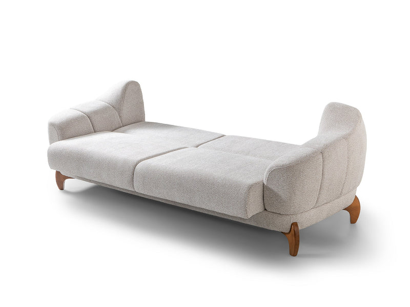 Montel Convertible Loveseat in Cream - 200-ST-MONT-SOFT03-2