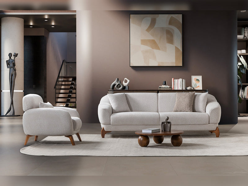 Montel Convertible Sofa in Cream - 200-ST-MONT-SOFT03-3