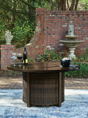 Monterey Point Dark Brown Outdoor Fire Pit Table - PCP760-776