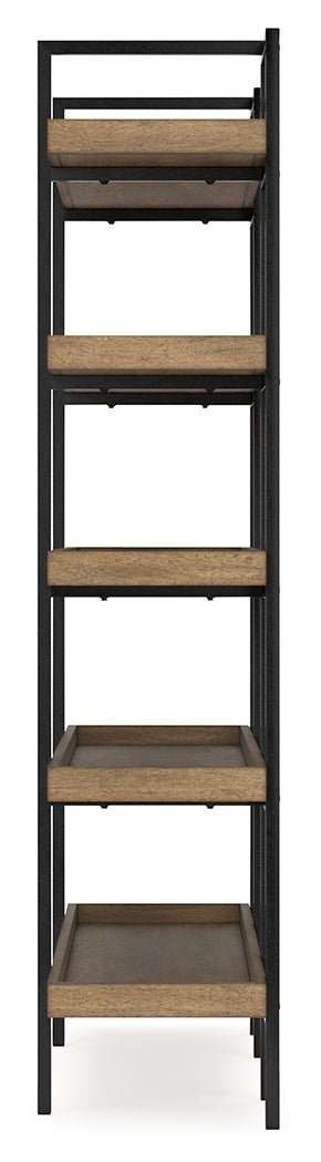 Montia Light Brown 76" Bookcase - H632-70