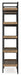 Montia Light Brown 76" Bookcase - H632-70