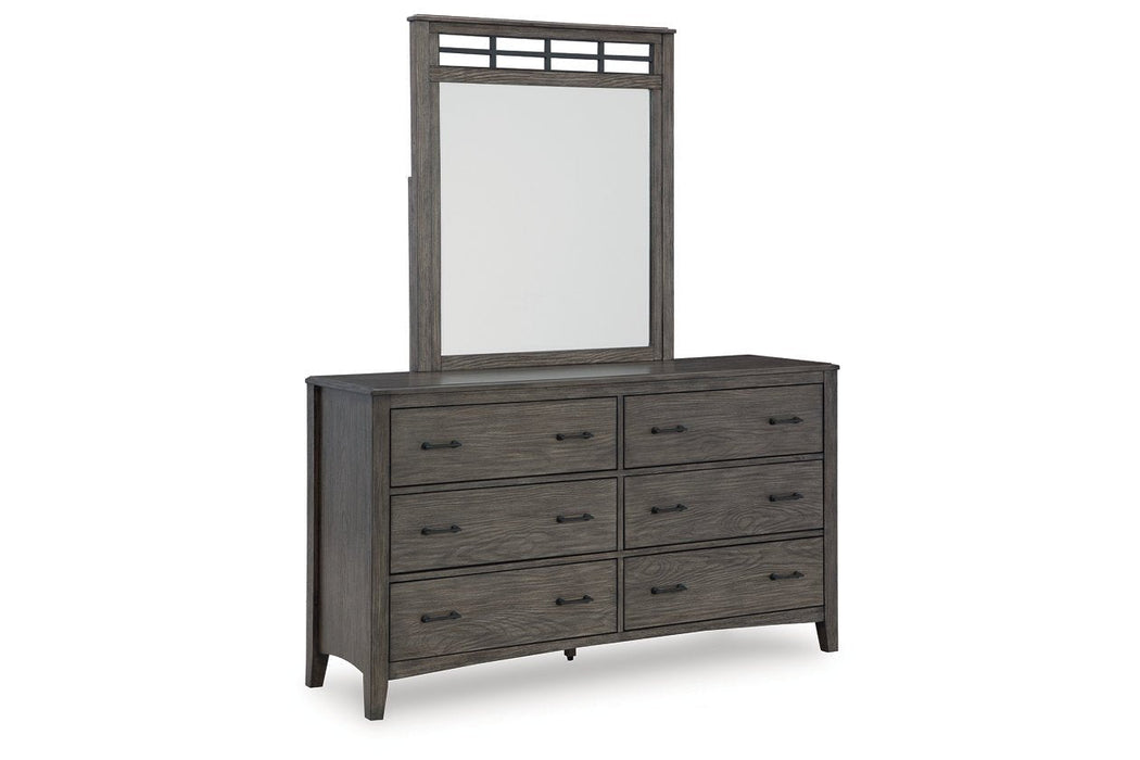 Montillan Grayish Brown Panel Bedroom Set - Gate FurnitureBedroom Set