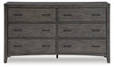 Montillan Grayish Brown Panel Bedroom Set - Gate FurnitureBedroom Set